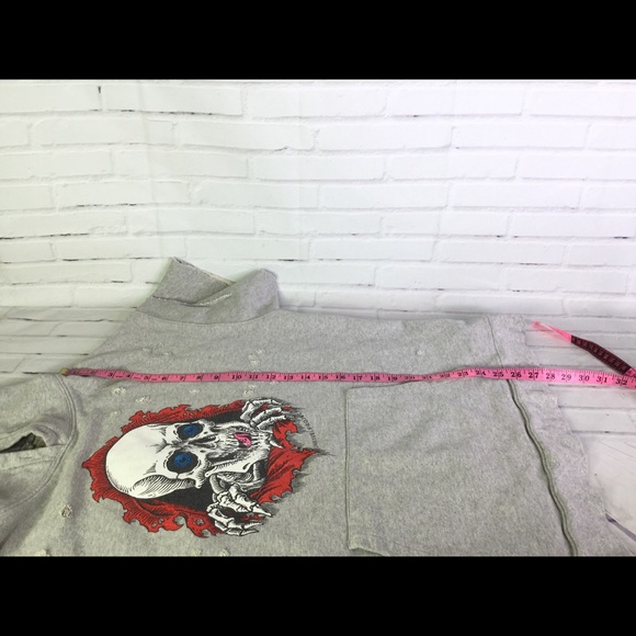 Unravel Project Mens XL Skull Hooded Sweatshirt - Picture 8 of 8